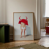Joysticks - Surreal Gay Matador Art Print, Posters Prints & Visual Artwork, Toby Leon