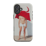 Joysticks - Surreal Gay Matador Iphone Case, 16 Plus / Matte, Phone Case Bull-themed Art
