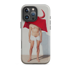 Joysticks - Surreal Gay Matador Iphone Case, 16 Pro Max / Matte, Phone Case Bullfighter Art