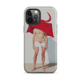 Joysticks - Surreal Gay Matador Iphone Case, Phone Case Bull-themed Art
