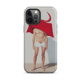 Joysticks - Surreal Gay Matador Iphone Case, Phone Case Bull-themed Art