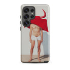 Joysticks Surreal Gay Matador Samsung Case, Galaxy S25 Ultra / Matte, Smartphone Case Person Red Bull Costume