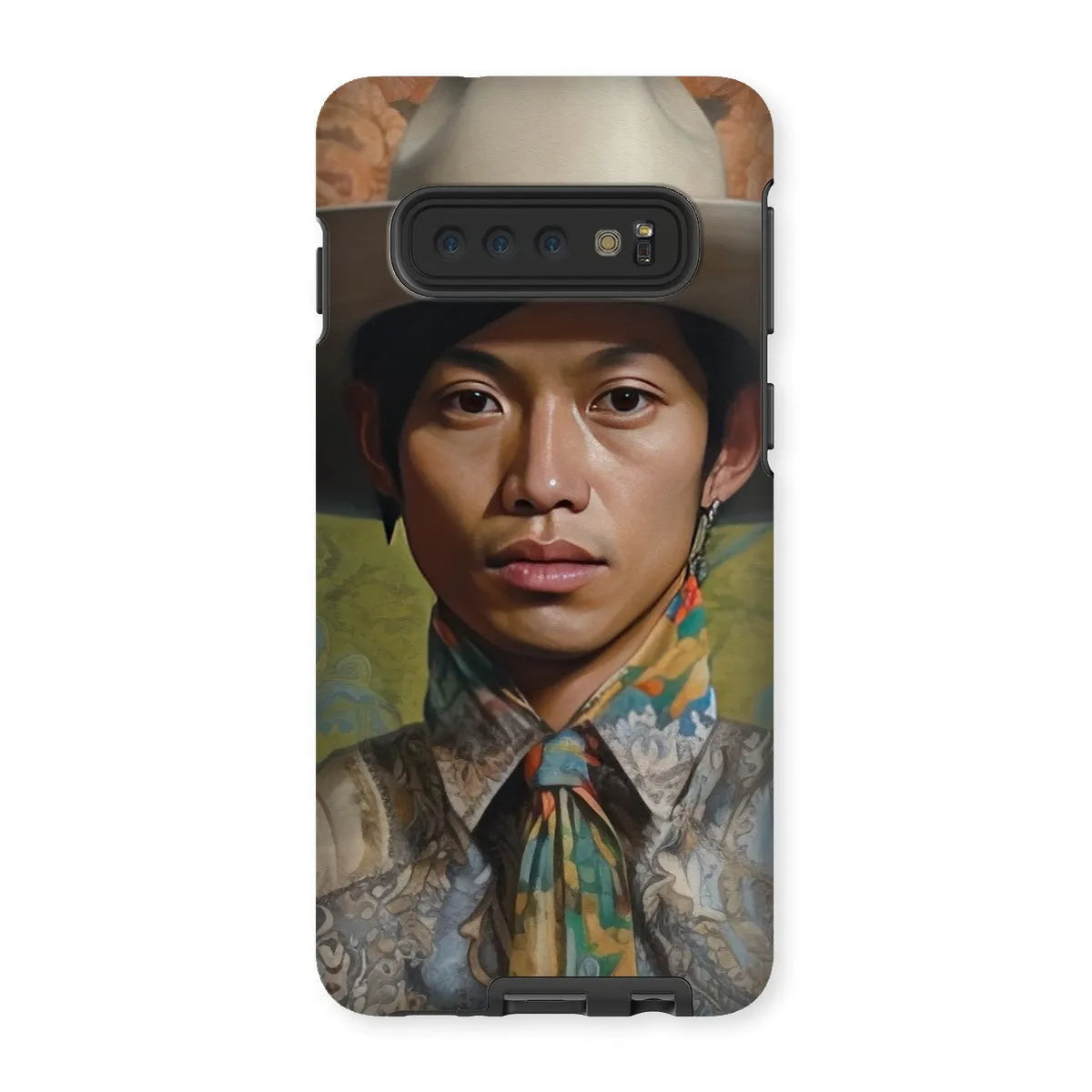 Junada The Gay Cowboy - Dandy Gay Aesthetic Art Phone Case - Samsung Galaxy S10 / Matte - Mobile Phone Cases