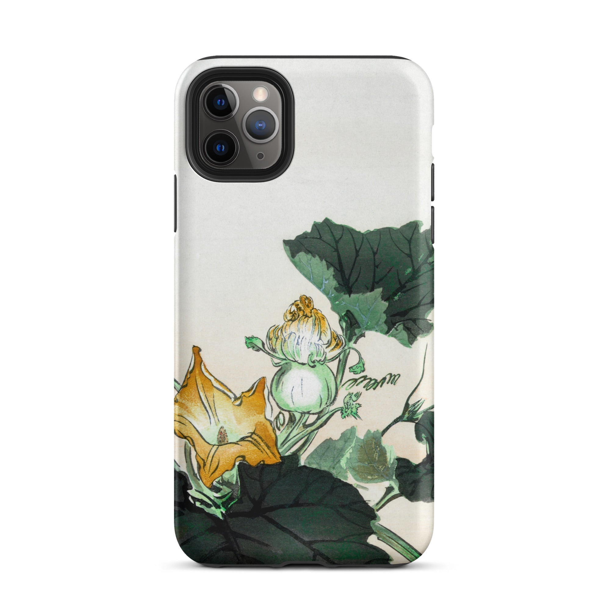 Kabocha Ni Tonbou Ogata Gekko Ukiyo e Iphone Case, 11 Pro Max / Matte, Floral Patterned Phone Case