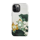 Kabocha Ni Tonbou Ogata Gekko Ukiyo e Iphone Case, 12 Pro Max / Matte, Floral Patterned Phone Case