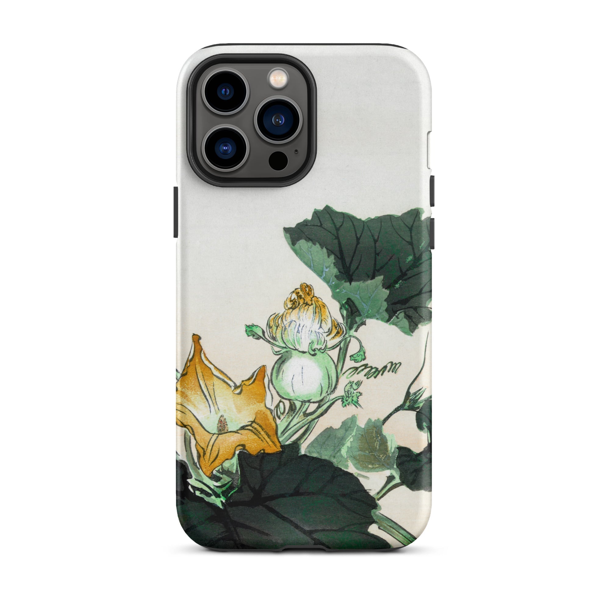 Kabocha Ni Tonbou Ogata Gekko Ukiyo e Iphone Case, 13 Pro Max / Matte, Floral Patterned Phone Case