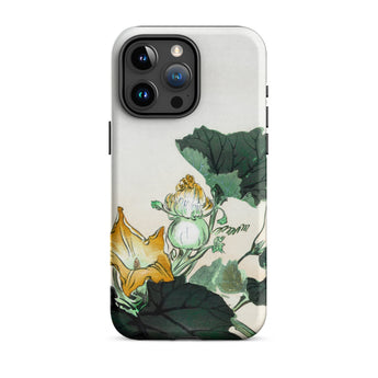 Kabocha Ni Tonbou - Ogata Gekko Ukiyo-e Iphone Case, 15 Pro Max / Matte, Floral-patterned Phone Case