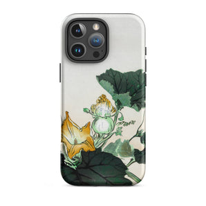 Kabocha Ni Tonbou - Ogata Gekko Ukiyo-e Iphone Case, 16 Pro Max / Matte, Floral-patterned Phone Case