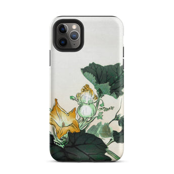 Kabocha Ni Tonbou - Ogata Gekko Ukiyo-e Phone Case Iphone 11 Pro Max / Matte Floral-patterned Phone Case Ogata Gekko, Kabocha Ni Tonbou,