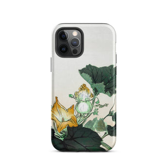 Kabocha Ni Tonbou - Ogata Gekko Ukiyo-e Phone Case Iphone 12 Pro / Matte Floral-patterned Phone Case Ogata Gekko, Kabocha Ni Tonbou,