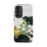 Kabocha Ni Tonbou - Ogata Gekko Ukiyo-e Phone Case Samsung Galaxy S23 Plus / Matte White Phone Case Delicate Watercolor Illustration Green