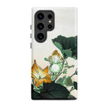 Kabocha Ni Tonbou - Ogata Gekko Ukiyo-e Phone Case Samsung Galaxy S24 Ultra / Matte Sleek White Phone Case Delicate Watercolor Illustration