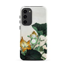 Kabocha Ni Tonbou Ogata Gekko Ukiyo e Samsung Case, Galaxy S23 Plus / Matte, Smartphone Case Floral Gourd Design