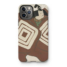 Kabuki Samurai - Kamisaka Sekka Iphone Case, 11 Pro / Matte, Iphone Case Japanese Ukiyo-e Art Design Geometric Patterns