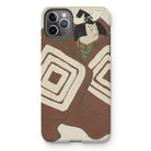 Kabuki Samurai - Kamisaka Sekka Iphone Case, 11 Pro Max / Matte, Iphone Case Japanese Ukiyo-e Art Design Geometric Patterns