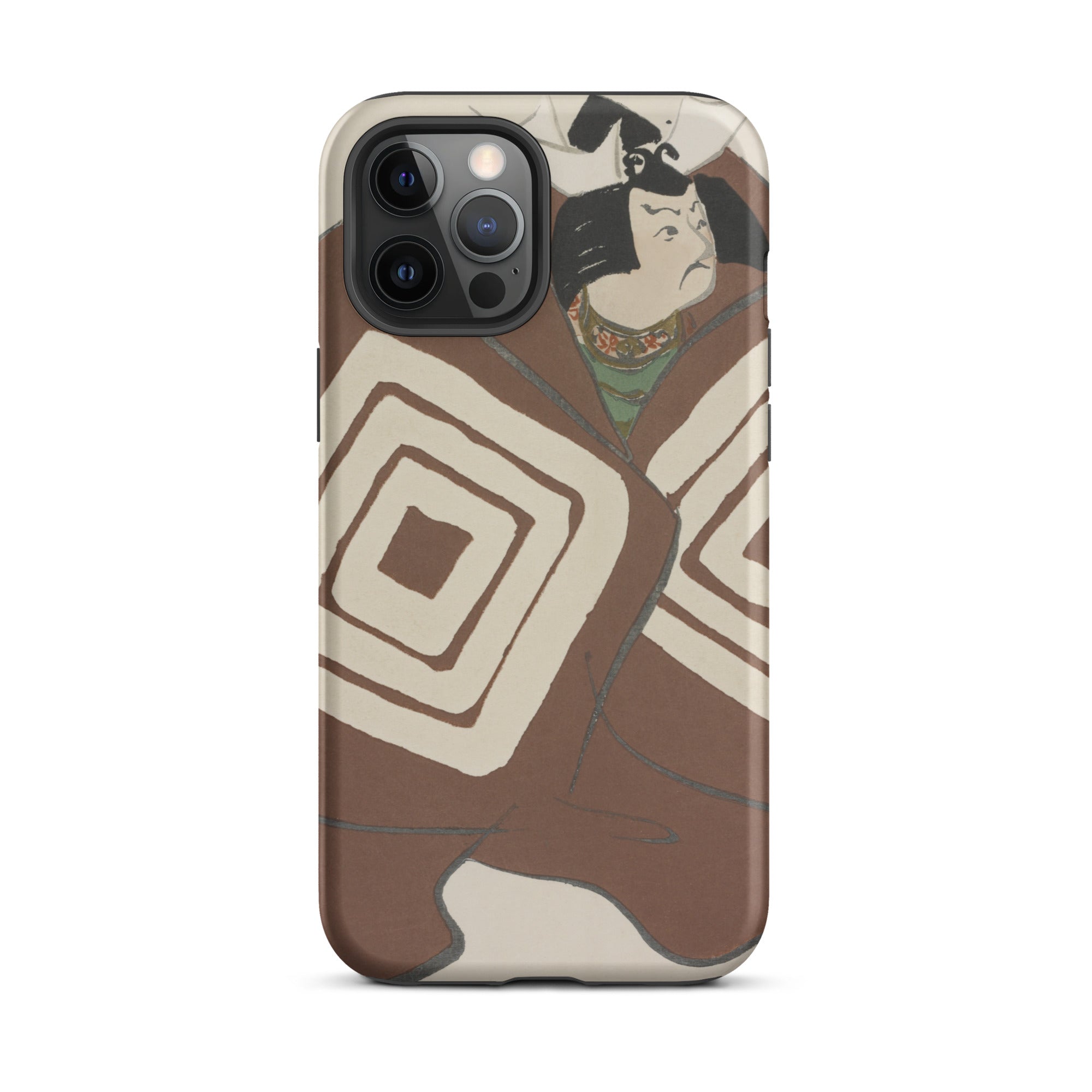 Kabuki Samurai Kamisaka Sekka Iphone Case, 12 Pro Max / Matte, Phone Case Japanese Art