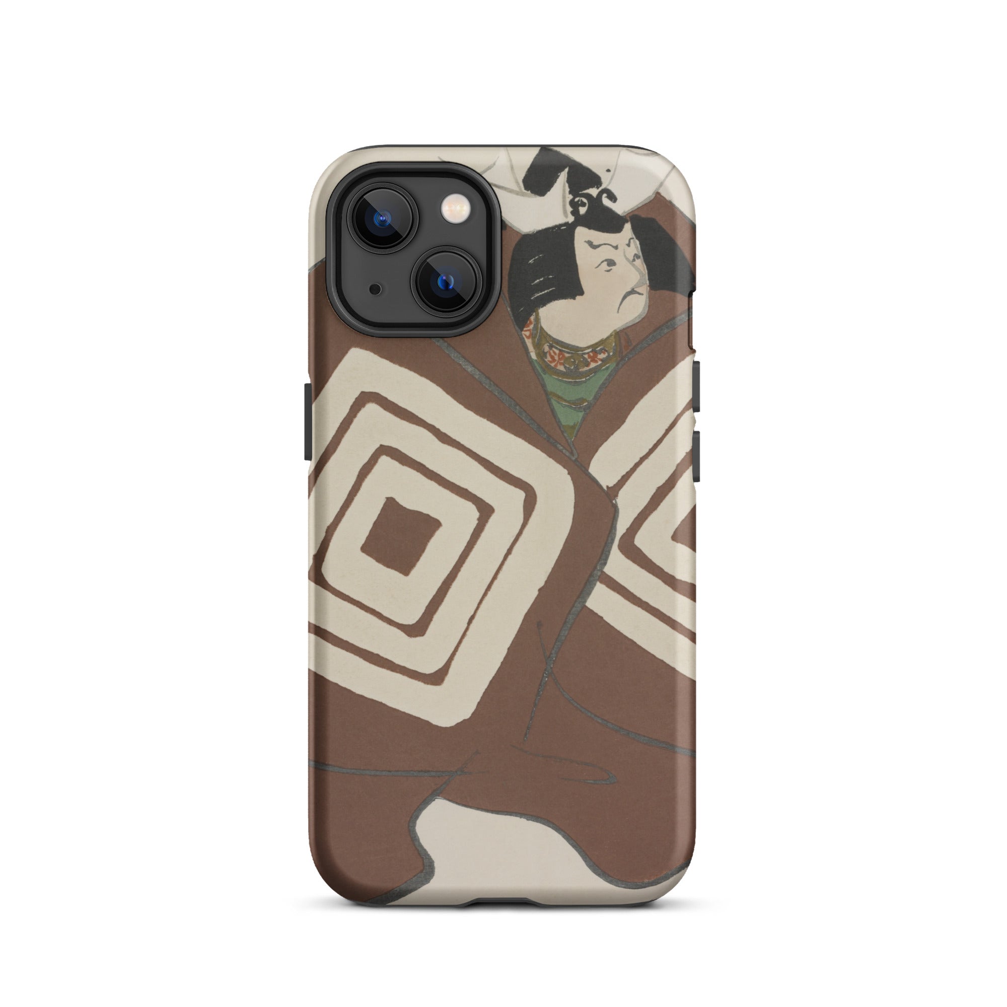 Kabuki Samurai Kamisaka Sekka Iphone Case, 13 / Matte, Phone Case Japanese Art
