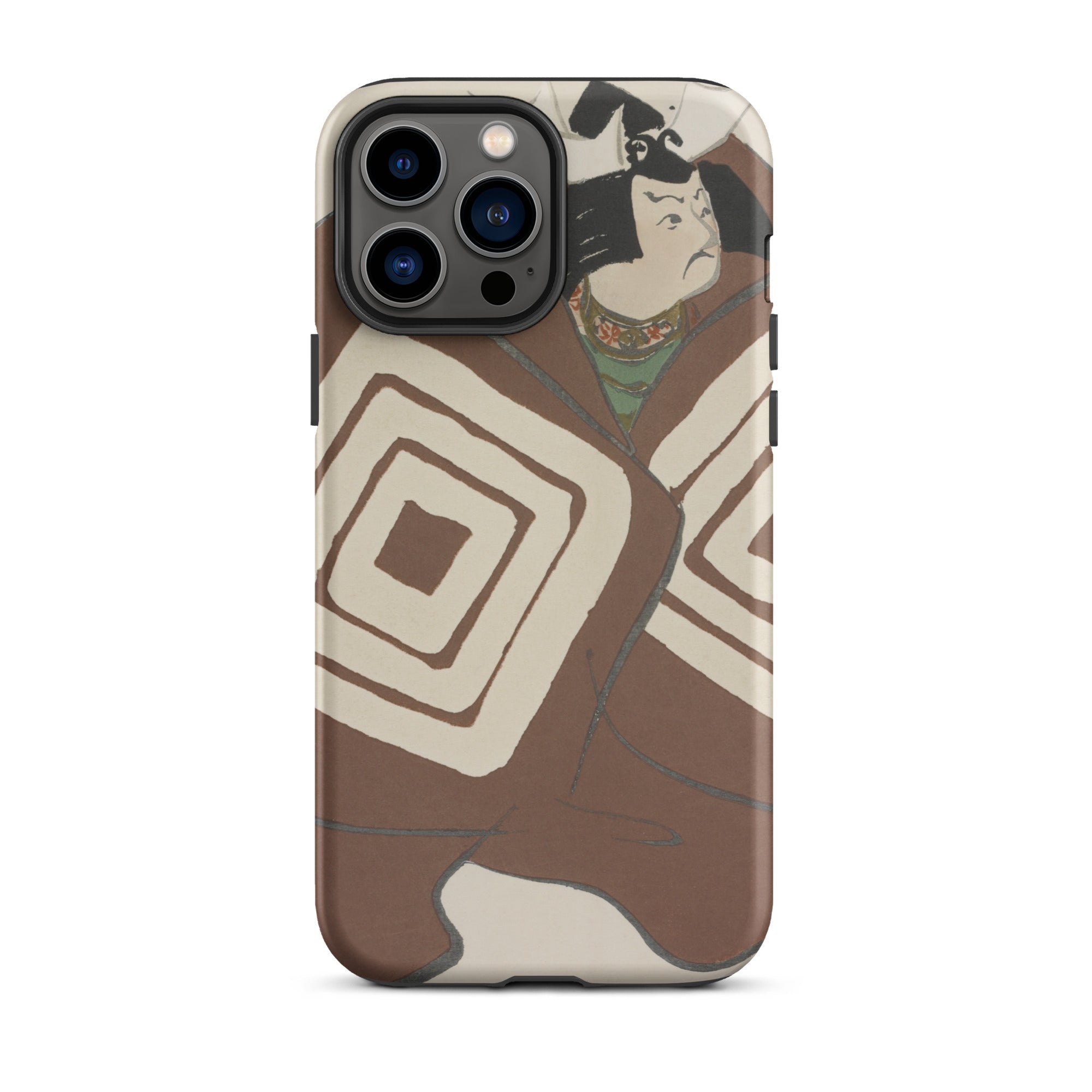 Kabuki Samurai Kamisaka Sekka Iphone Case, 13 Pro Max / Matte, Japanese Art Phone Case
