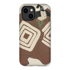 Kabuki Samurai - Kamisaka Sekka Iphone Case, 14 Plus / Matte, Phone Case Artistic Design Cat Geometric Square Patterns