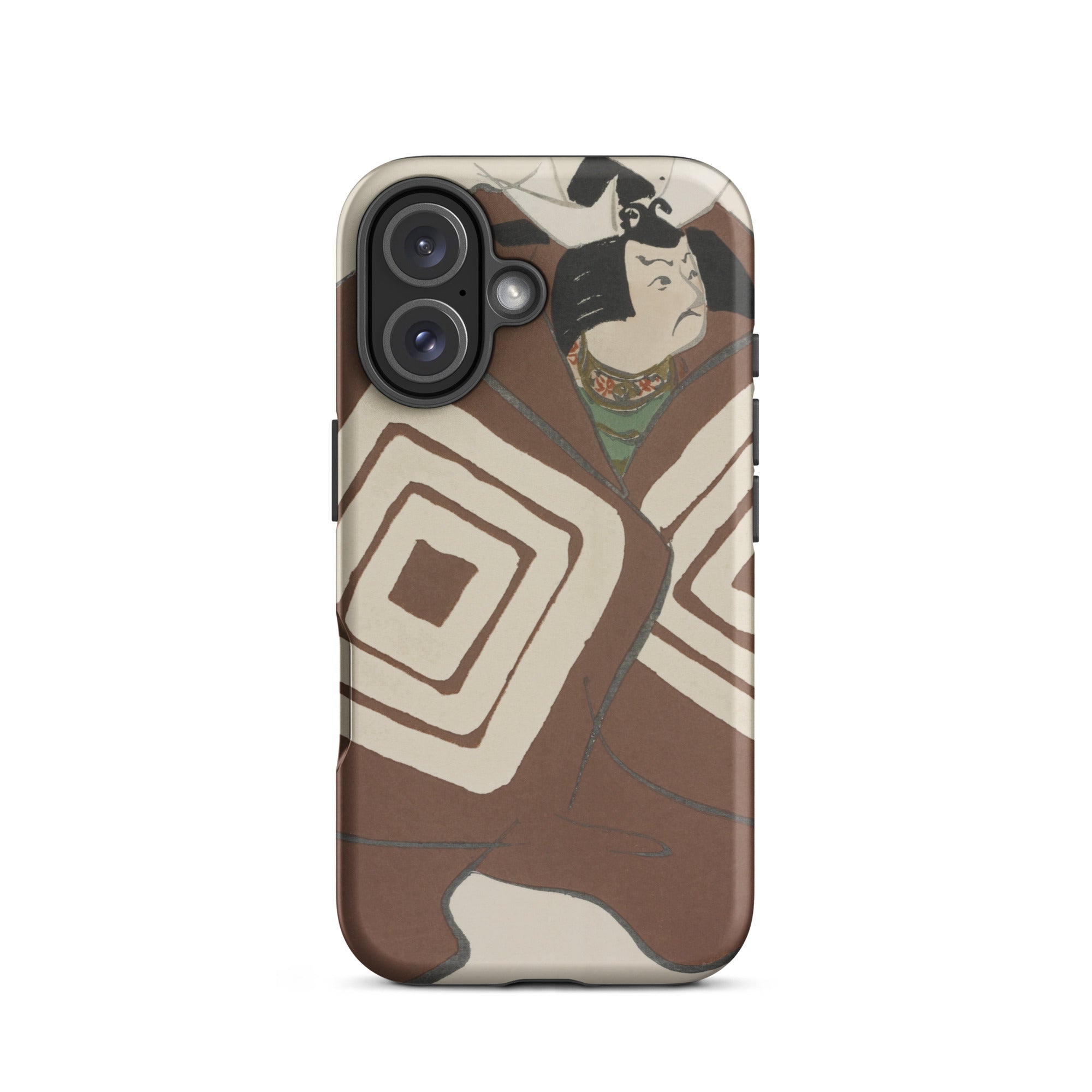 Kabuki Samurai Kamisaka Sekka Iphone Case, 16 / Matte, Phone Case Japanese Art Print