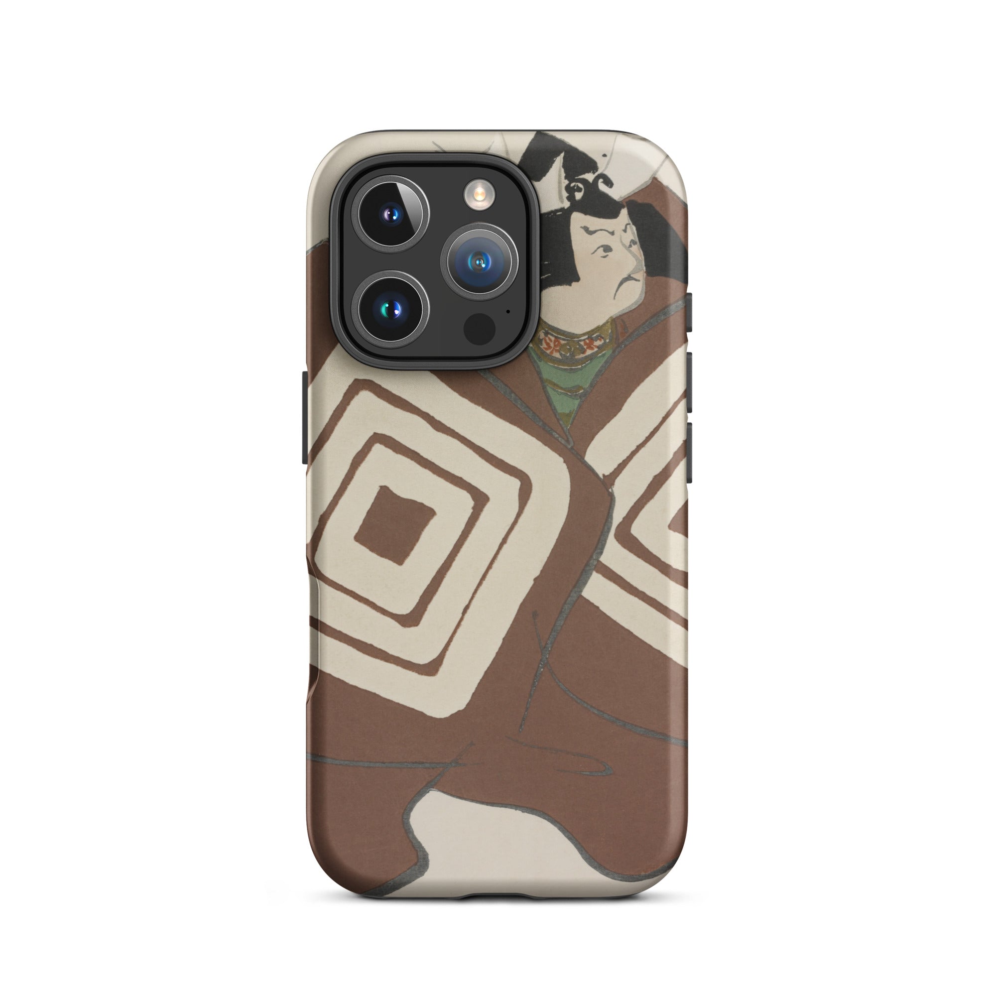 Kabuki Samurai Kamisaka Sekka Iphone Case, 16 Pro / Matte, Iphone Case Japanese Art
