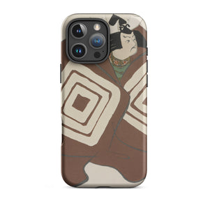 Kabuki Samurai - Kamisaka Sekka Iphone Case, 16 Pro Max / Matte, Artistic Phone Case