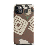 Kabuki Samurai - Kamisaka Sekka Phone Case Iphone 11 Pro Max / Matte Smartphone Case Japanese Art Kamisaka Sekka, Kabuki Samurai, Shadow