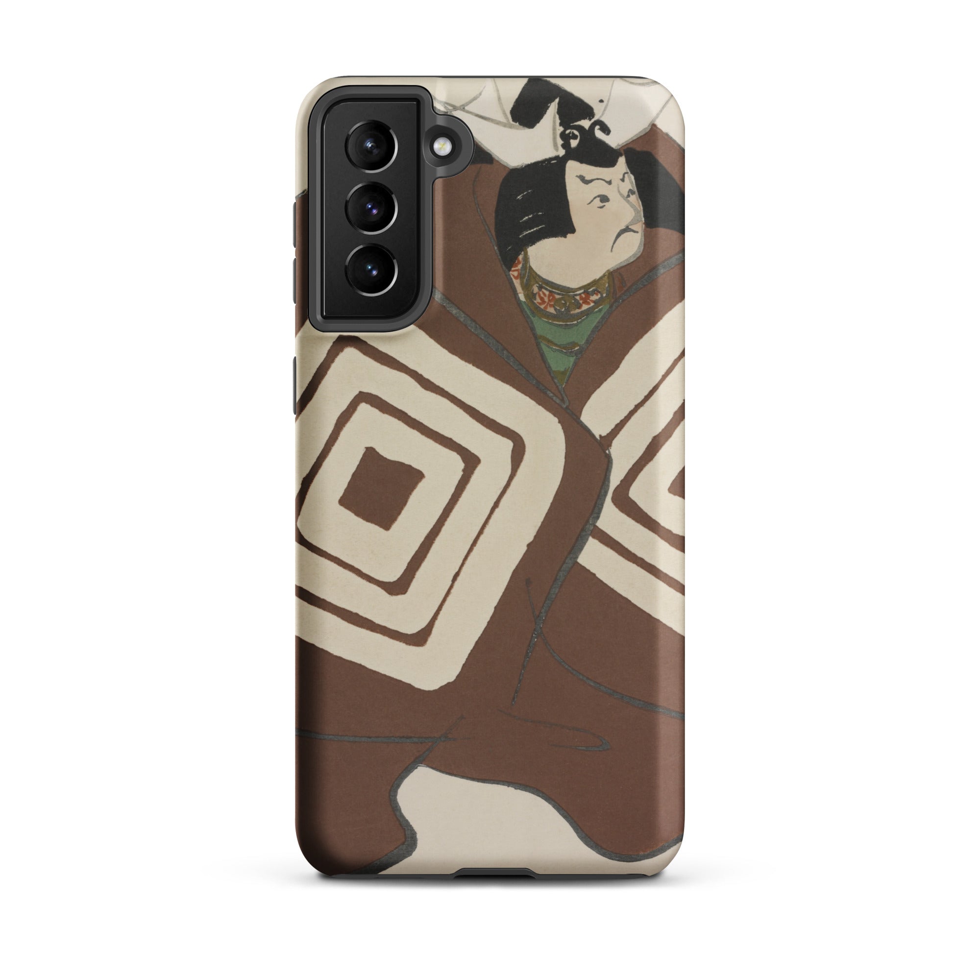 Kabuki Samurai Kamisaka Sekka Samsung Case, Galaxy S21 Plus / Matte, Phone Case Artistic Print