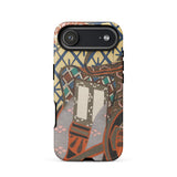 Kago Carriage - Kamisaka Sekka Phone Case Iphone 17 Air / Matte Vibrant Patterned Phone Case Stylized Japanese-inspired Design Geometric