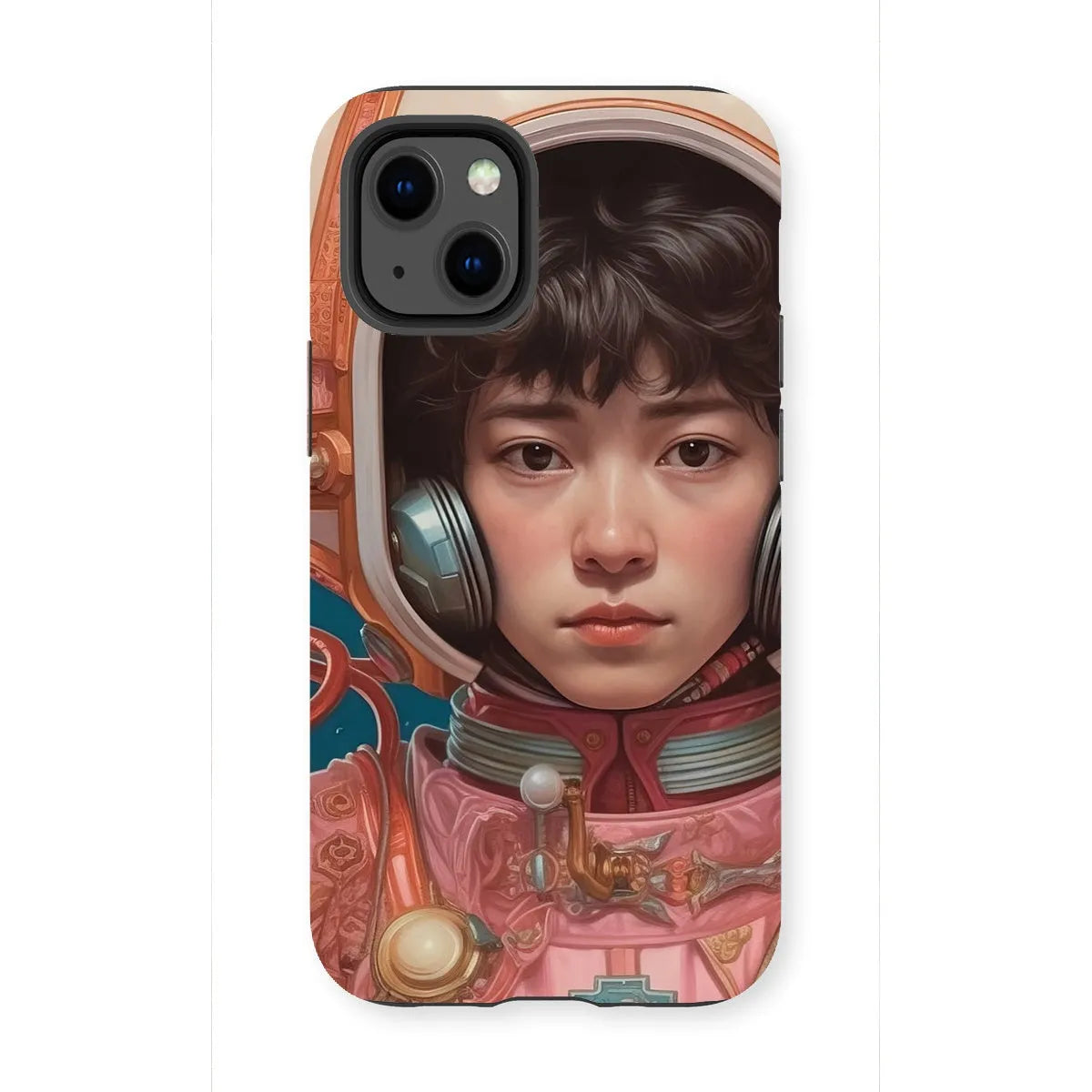 Kaito The Gay Astronaut - Lgbtq Art Phone Case - Iphone 13 Mini / Matte - Mobile Phone Cases - Aesthetic Art