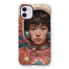 Kaito - Gay Japanese Astronaut Iphone Case, 11 / Matte, Phone Case Artistic Portrait Astronaut Asian Features Pink