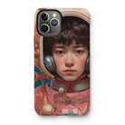 Kaito - Gay Japanese Astronaut Iphone Case, 11 Pro / Matte, Phone Case Artwork Astronaut Pink Spacesuit Headphones