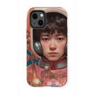 Kaito - Gay Japanese Astronaut Iphone Case, 13 Mini / Matte, Phone Case Artwork Astronaut Colorful Spacesuit Helmet