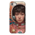 Kaito - Gay Japanese Astronaut Iphone Case, 8 / Matte, Phone Case Artwork Astronaut Pink Orange Spacesuit Detailed