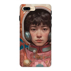 Kaito - Gay Japanese Astronaut Iphone Case, 8 Plus / Matte, Phone Case Artistic Illustration Astronaut Detailed Spacesuit Helmet