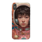 Kaito - Gay Japanese Astronaut Iphone Case, x / Matte, Phone Case Artwork Astronaut Pink Spacesuit Headphones
