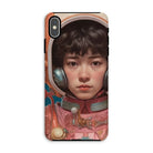 Kaito - Gay Japanese Astronaut Iphone Case, Xs Max / Matte, Phone Case Artwork Astronaut Pink Spacesuit Helmet