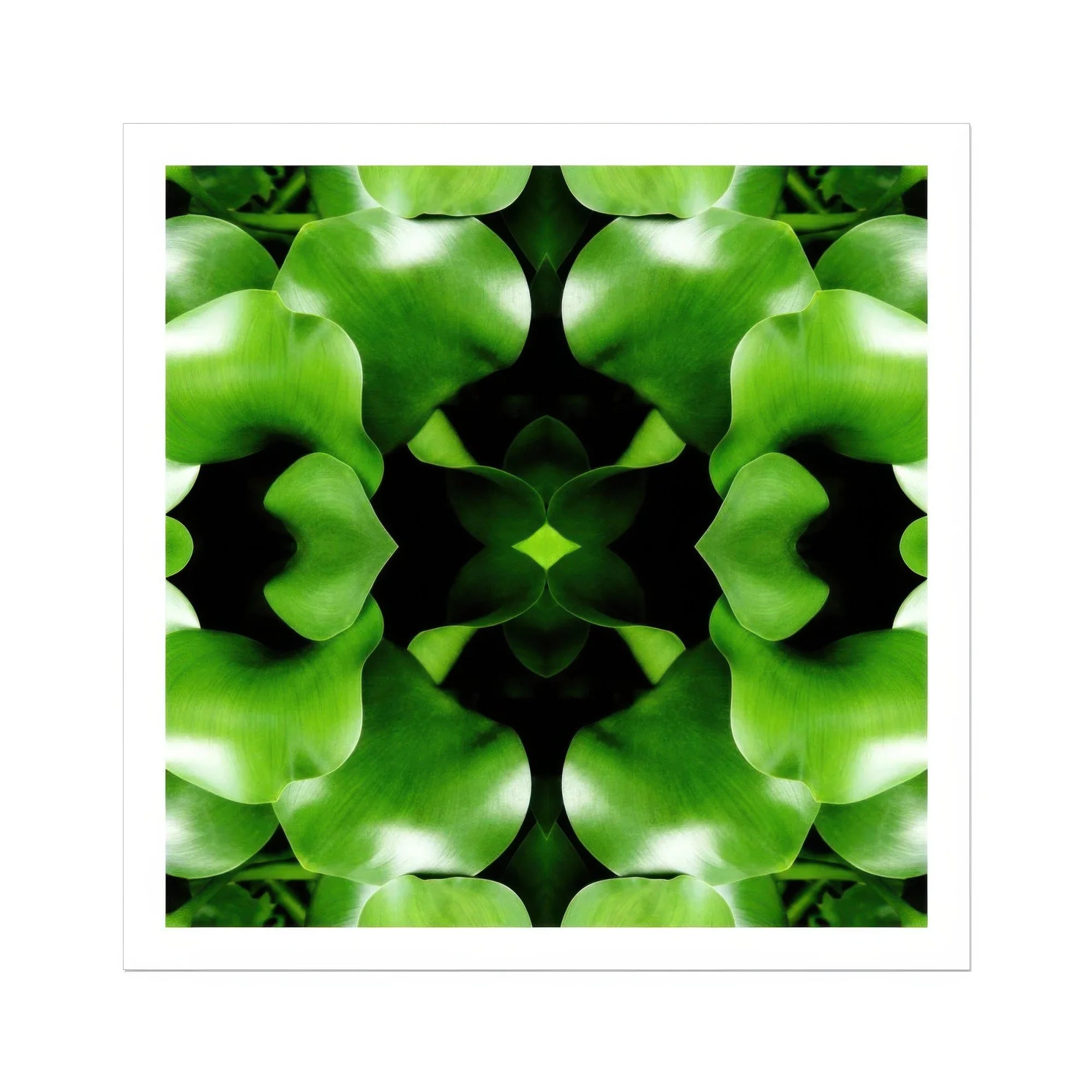 Take me to your Leader - Trippy Leaves Op Art Print Posters Prints & Visual Artwork