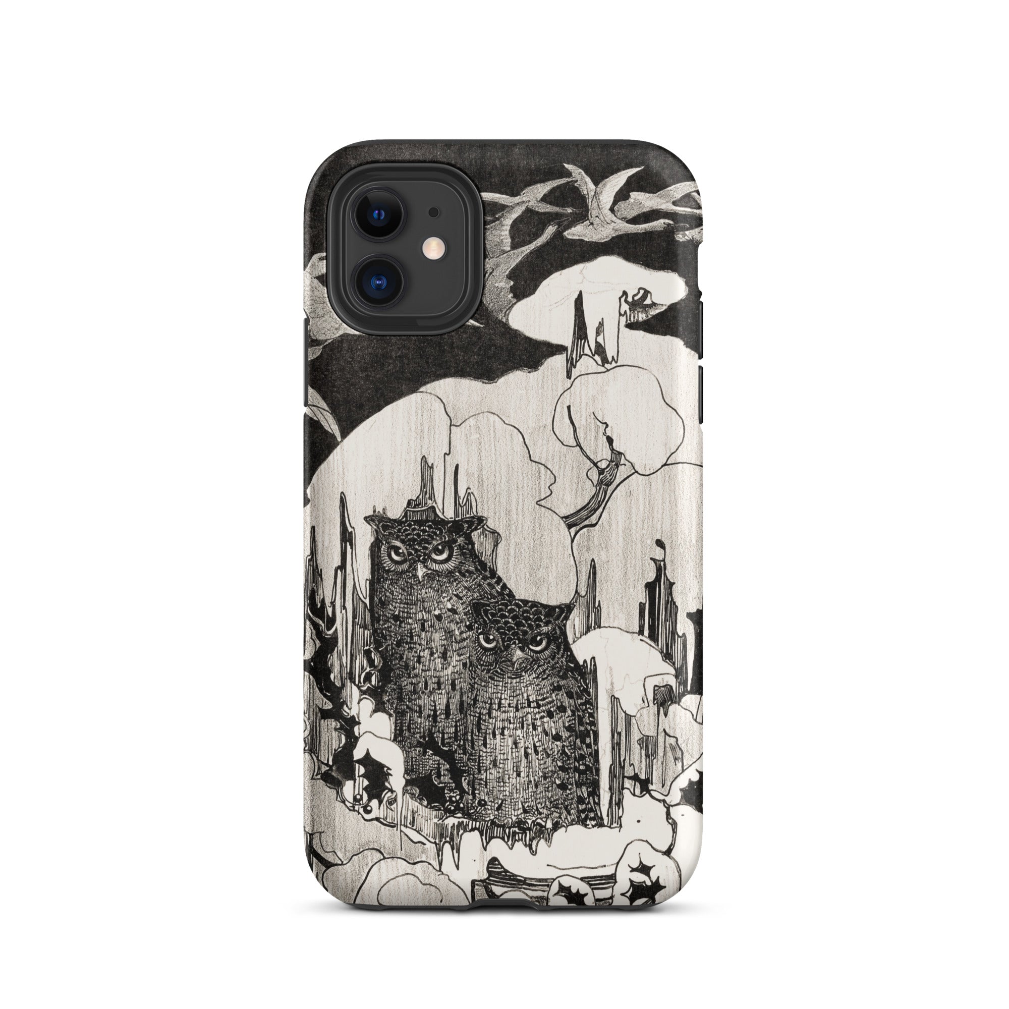 Kerstnacht Theo Van Hoytema Iphone Case, 11 / Matte, Owl Themed Phone Case