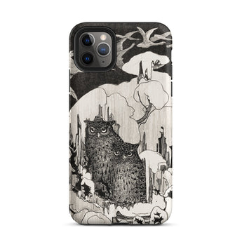 Kerstnacht - Theo Van Hoytema Iphone Case, 11 Pro Max / Matte, Owl-themed Smartphone Case