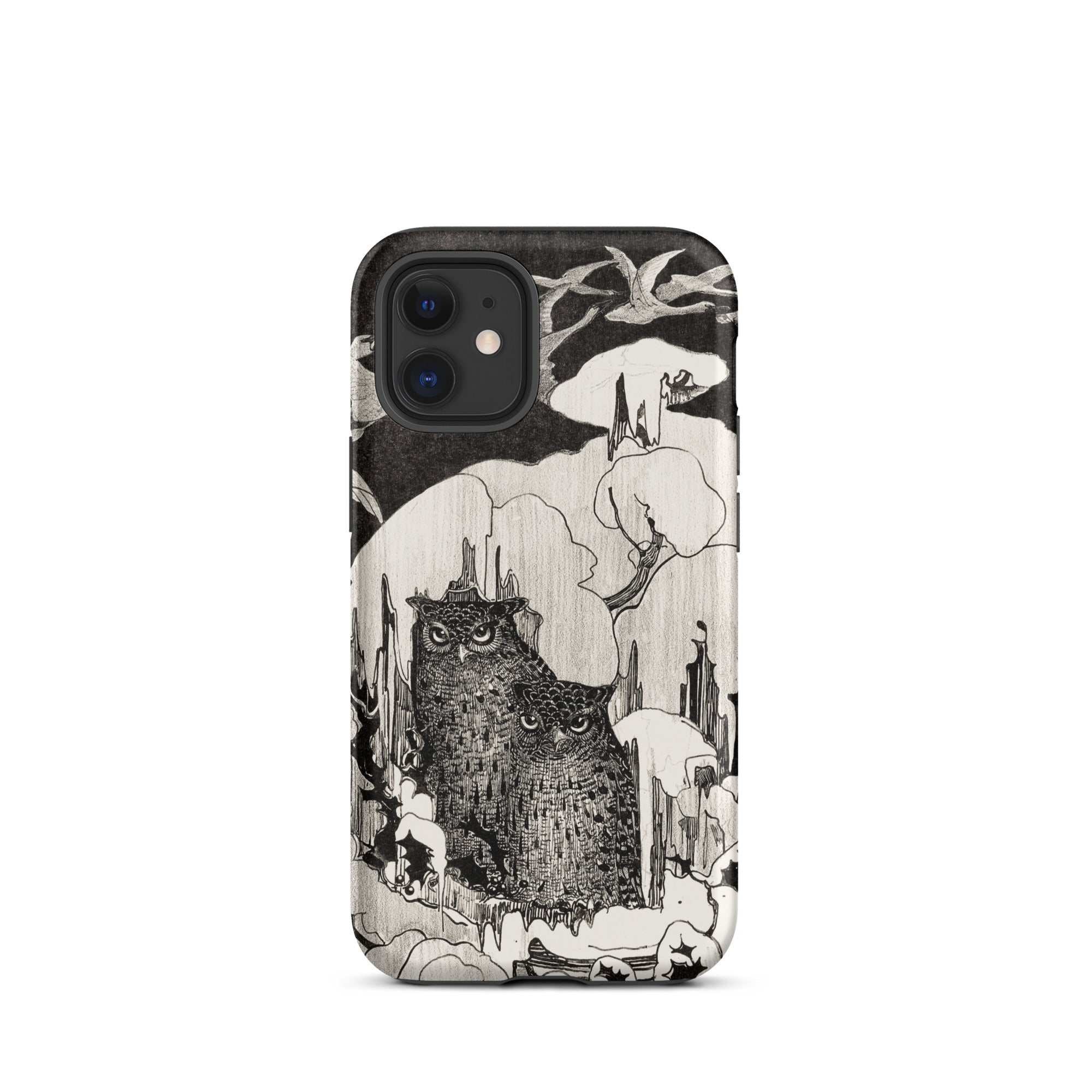 Kerstnacht Theo Van Hoytema Iphone Case, 12 Mini / Matte, Owl Themed Phone Case