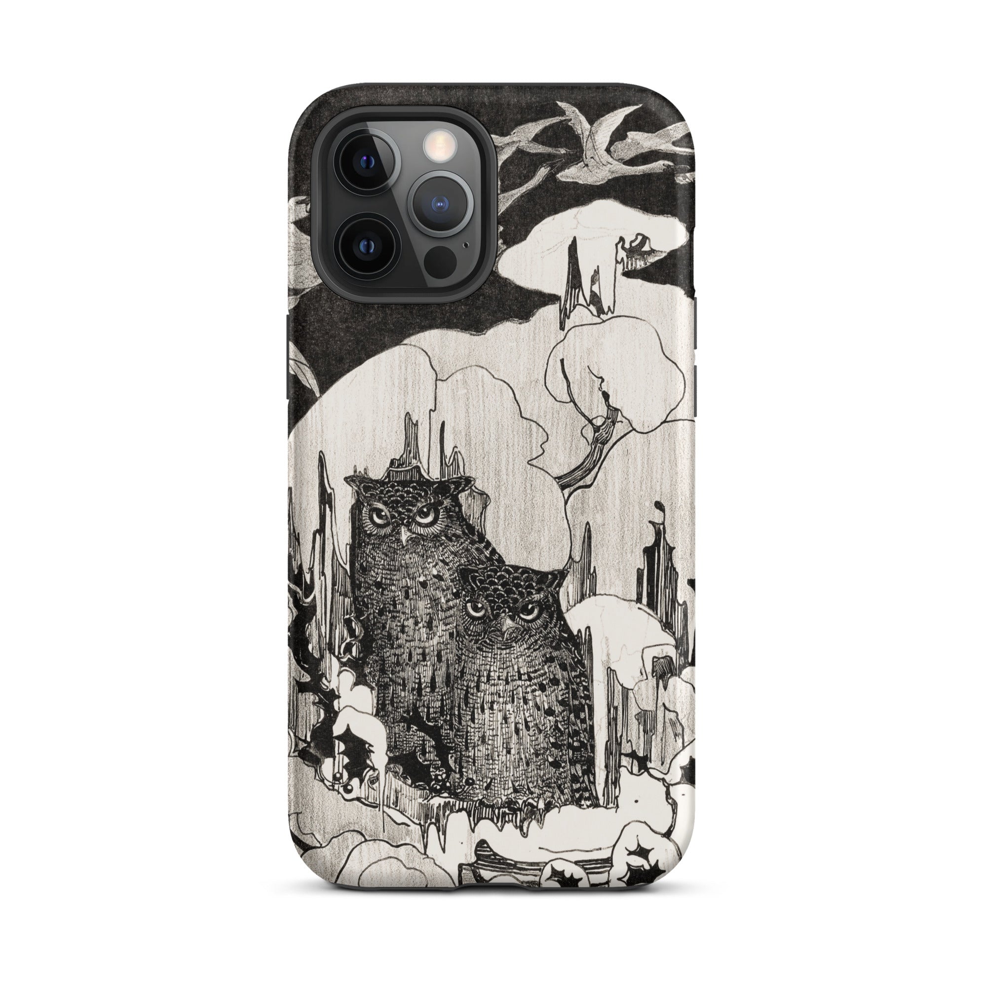 Kerstnacht Theo Van Hoytema Iphone Case, 12 Pro Max / Matte, Owl Themed Phone Case