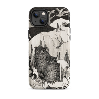 Kerstnacht - Theo Van Hoytema Iphone Case, 14 Plus / Matte, Owl-themed Phone Case