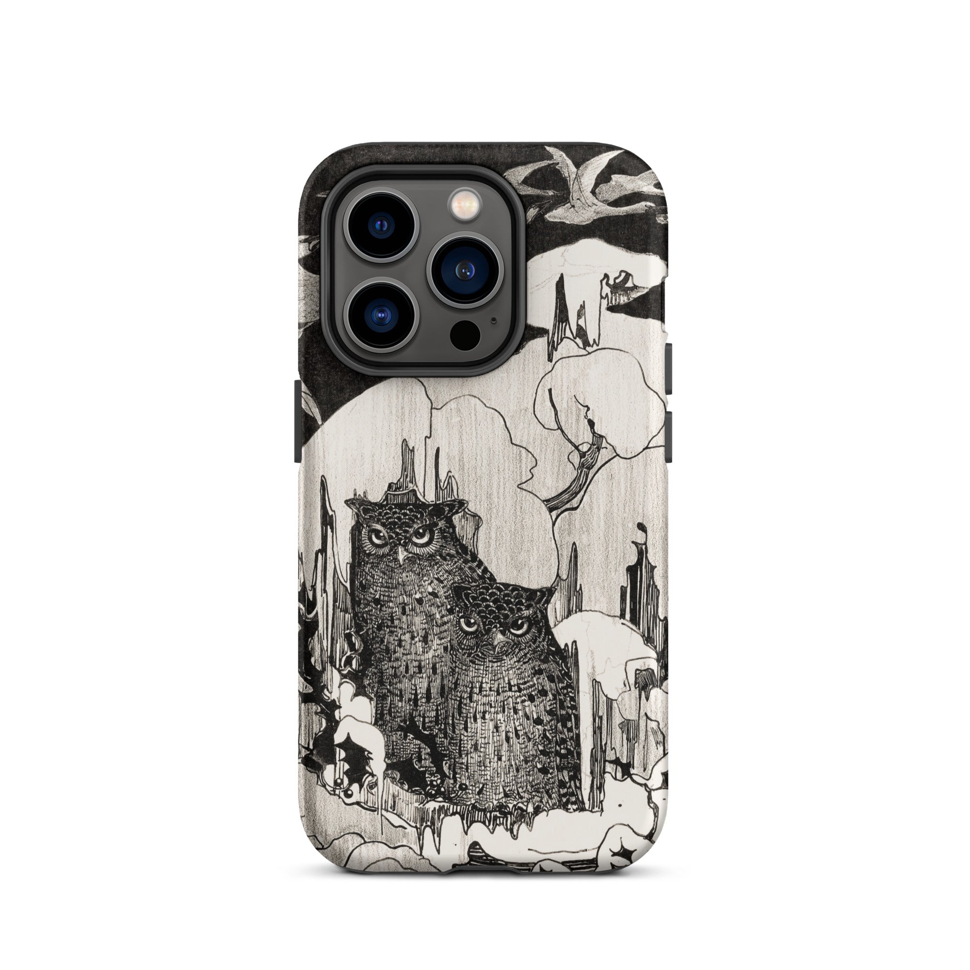 Kerstnacht Theo Van Hoytema Iphone Case, 14 Pro / Matte, Owl Themed Phone Case