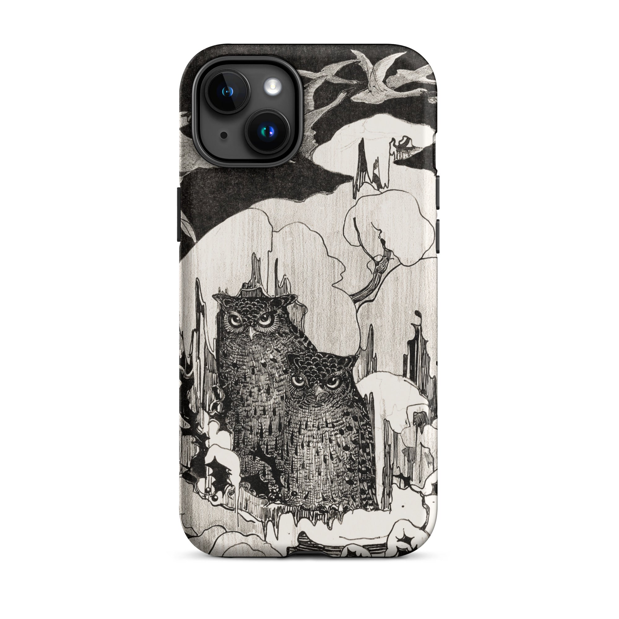 Kerstnacht Theo Van Hoytema Iphone Case, 15 Plus / Matte, Owl Themed Phone Case