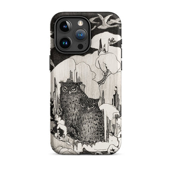 Kerstnacht - Theo Van Hoytema Iphone Case, 15 Pro Max / Matte, Owl-themed Phone Case