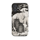 Kerstnacht Theo Van Hoytema Iphone Case, 16 Plus / Matte, Owl Themed Phone Case