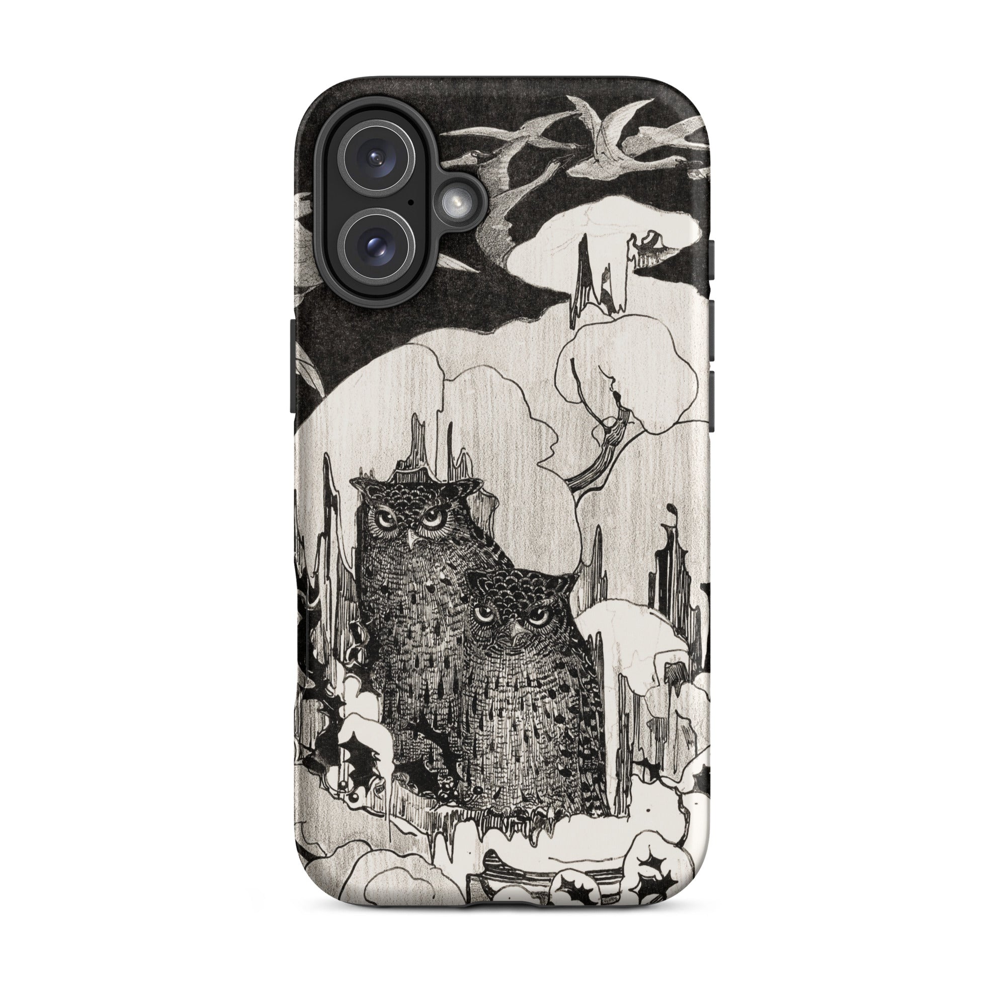 Kerstnacht Theo Van Hoytema Iphone Case, 16 Plus / Matte, Owl Themed Phone Case