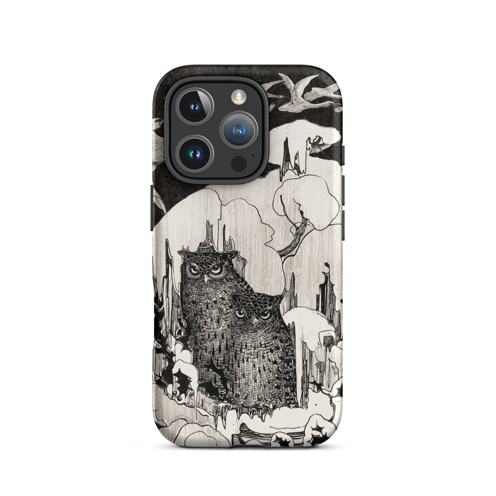 Kerstnacht Theo Van Hoytema Iphone Case, 16 Pro / Matte, Owl Themed Phone Case