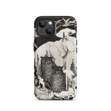Kerstnacht - Theo Van Hoytema Phone Case Iphone 13 / Matte Owl-themed Hoytema’s Monochrome Twilight, Gaze Unblinking Beneath, Wind-twisted